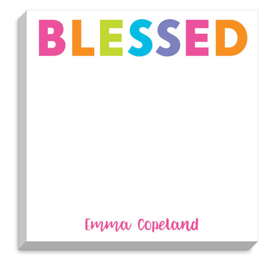 Colorful Blessed Notepads